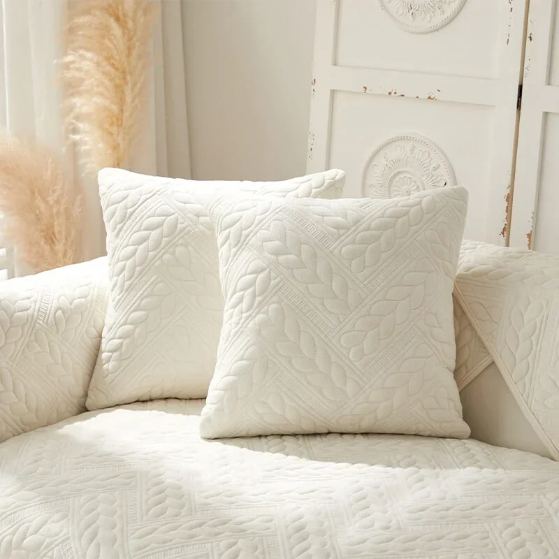 VelvetWarm™ | Warmer Sofabezug aus Kristallvelour mit rutschfester Rückseite