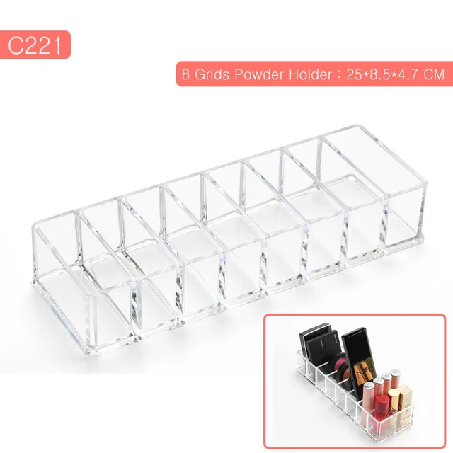 Plastics makeup holder Cosmetics holder jewelry storage Powder organizing cosmetics organizer rack A77