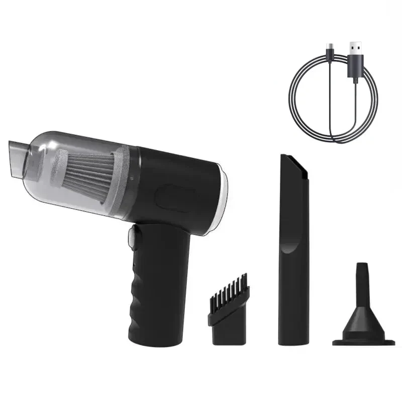 DustGo™ | Kabelloser Handstaubsauger mit 9000 Pa Saugleistung & USB-Aufladung