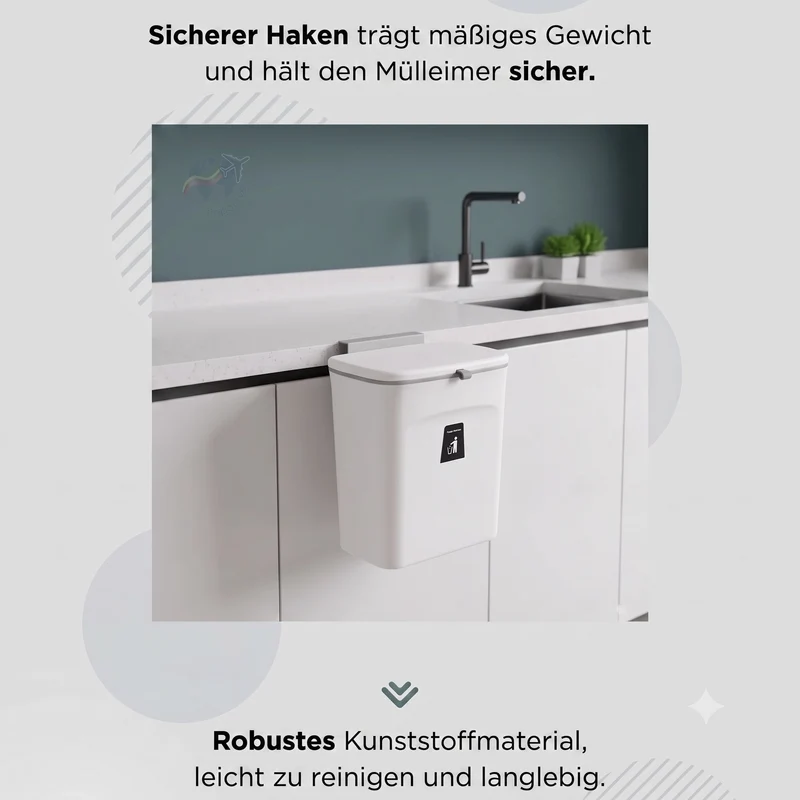 HangBin™ | Großer Hängeabfalleimer für die Küche – platzsparend & praktisch
