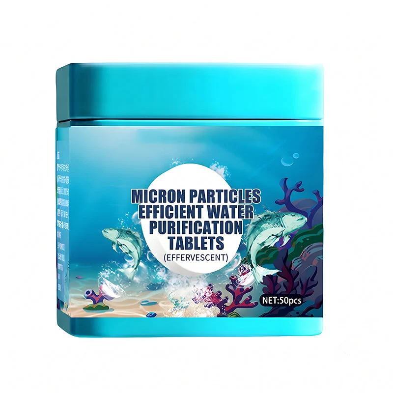 AquaPure™ | Schnell lösliche Aquarium-Reinigungstabletten – 50 Stück