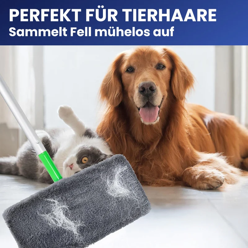 MopMate™ | Waschbare & wiederverwendbare Mopp-Bezüge – 25 cm & 42 cm