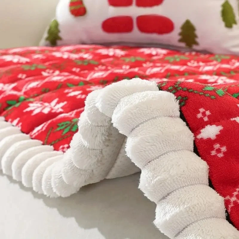 ChristmasCozy™ | Feestlicher Sofabezug mit weicher Steppung & Weihnachtsdesign