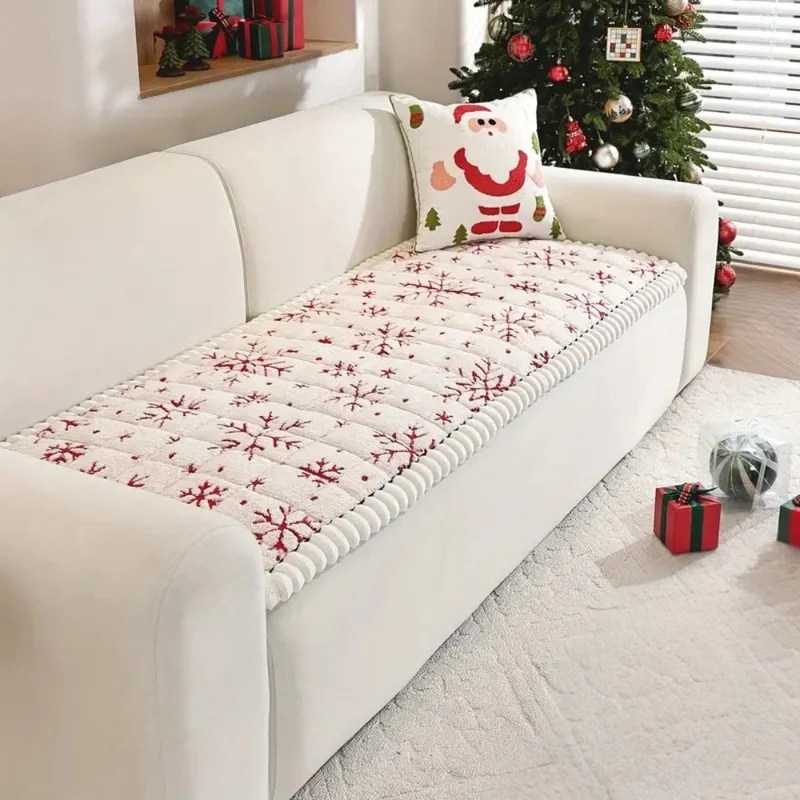 ChristmasCozy™ | Feestlicher Sofabezug mit weicher Steppung & Weihnachtsdesign