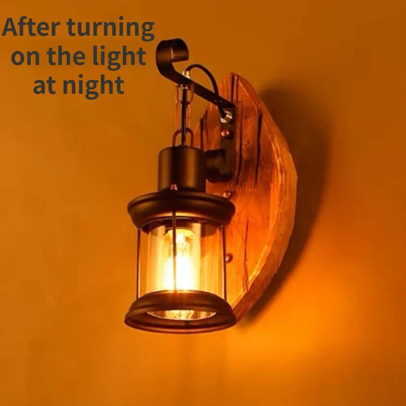 Skanto | Retro Laternenlampe Industrielle Wandlampe