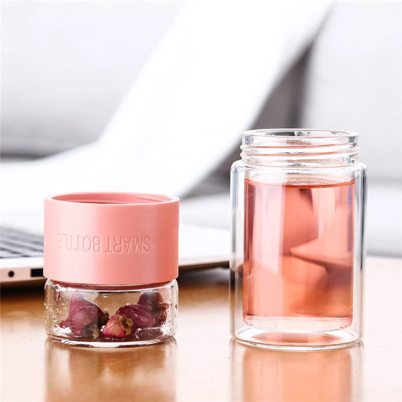 Skanto | Leicht zu tragender Glas-Tee-Infuser