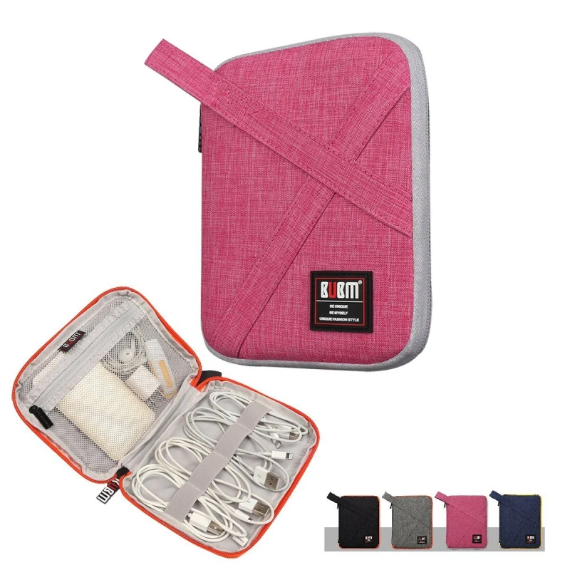 Waterproof Portable Storage Bag Travel Wire Digital Data Cable Organizer Bag Case Multifunction Compact Home Storage Bag