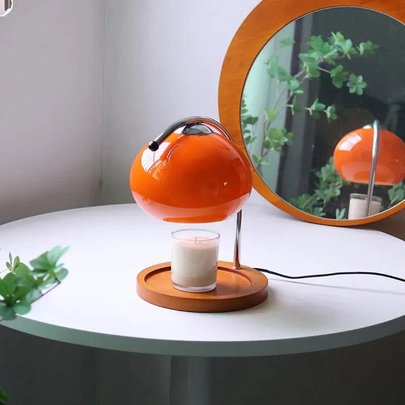 Skanto | Glastischlampe im Retro-Stil mit Ständer