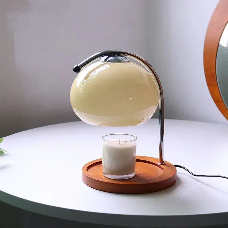 Skanto | Glastischlampe im Retro-Stil mit Ständer
