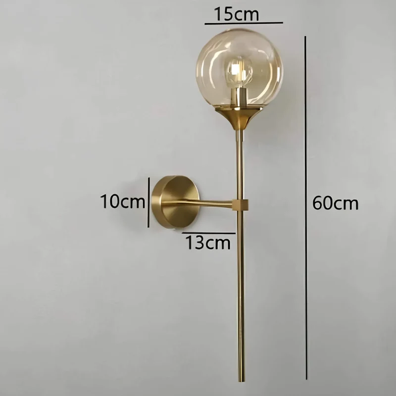 Skanto | – Skandinavische moderne Glas-Wandleuchte