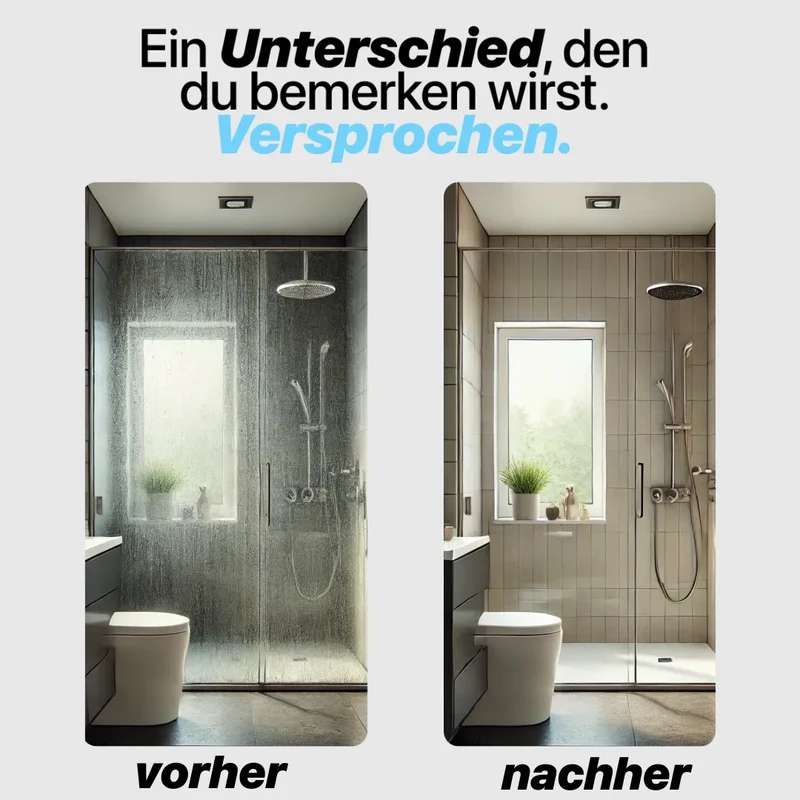 ClearDry™ | Saugstarkes Reinigungstuch für Dusche & glatte Oberflächen