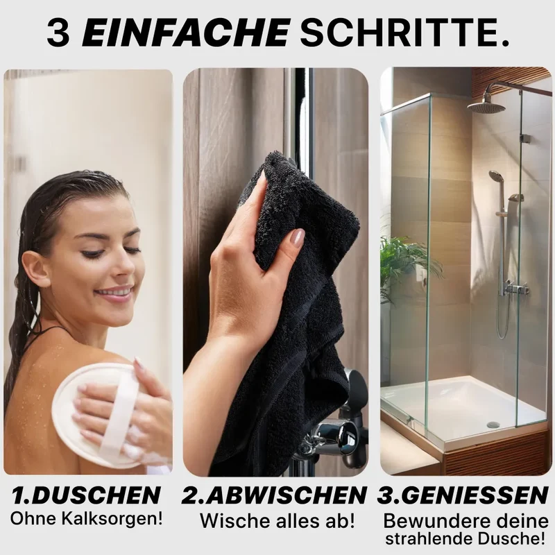 ClearDry™ | Saugstarkes Reinigungstuch für Dusche & glatte Oberflächen