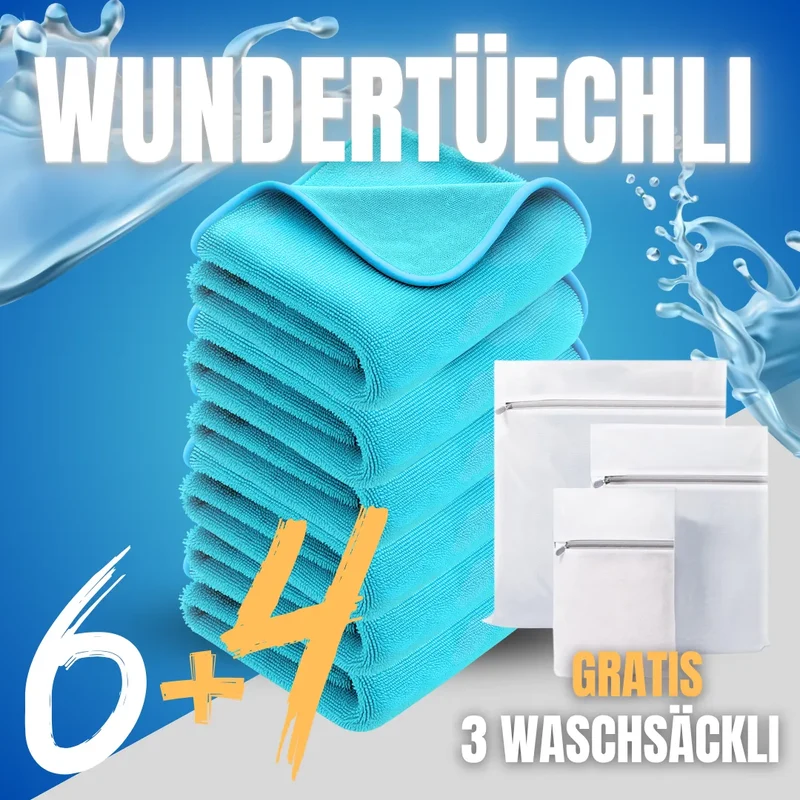 ClearDry™ | Saugstarkes Reinigungstuch für Dusche & glatte Oberflächen