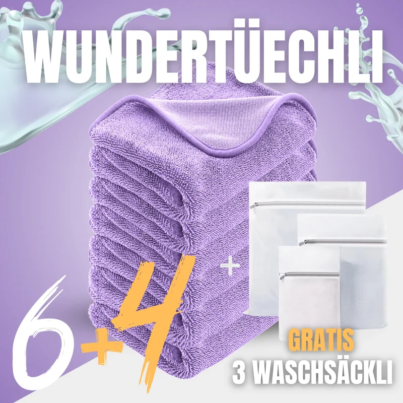 ClearDry™ | Saugstarkes Reinigungstuch für Dusche & glatte Oberflächen