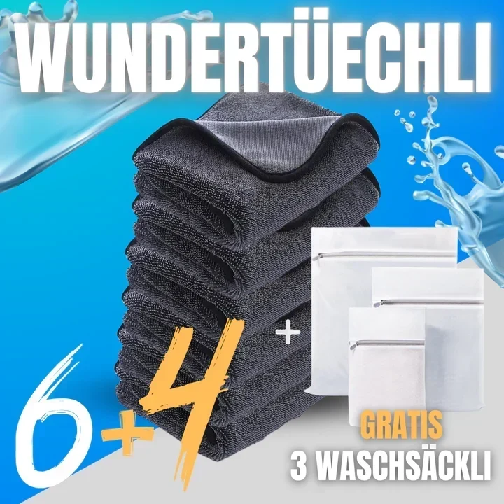 ClearDry™ | Saugstarkes Reinigungstuch für Dusche & glatte Oberflächen