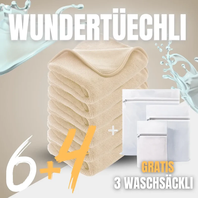 ClearDry™ | Saugstarkes Reinigungstuch für Dusche & glatte Oberflächen