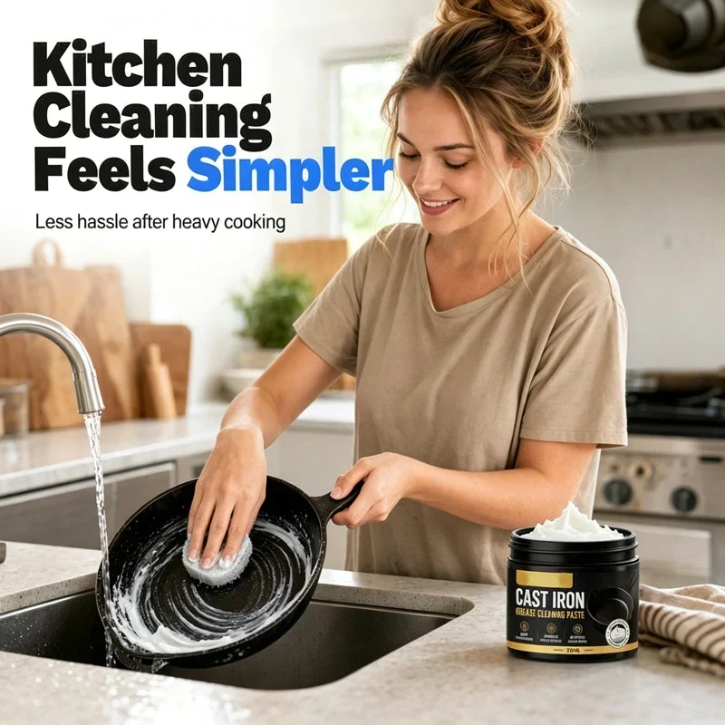 ChefPure™ | Reinigungspaste für Gusseisen-Kochgeschirr