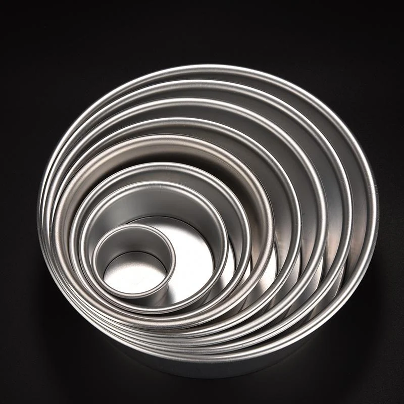 NEW 8 Sizes Aluminum Alloy Cake Mold Nonstick Bottom 2 4 5 6 7 8 9 10 inch Round Cake Baking Mould Pan Bakeware Tools