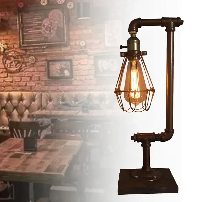Skanto | RetroCharm – Retro Metall-Tischlampe