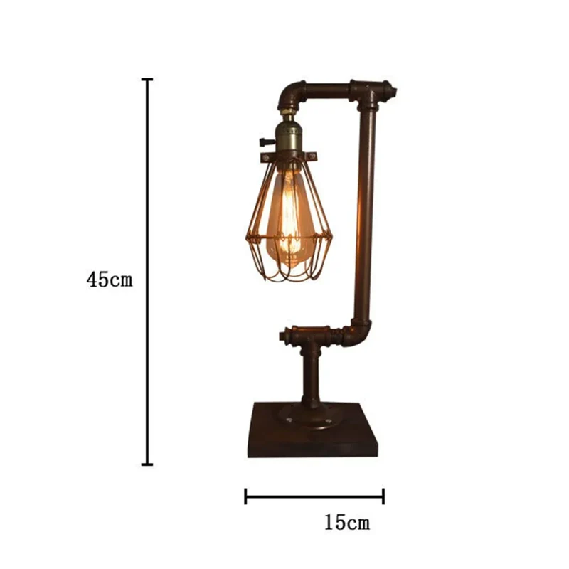 Skanto | RetroCharm – Retro Metall-Tischlampe