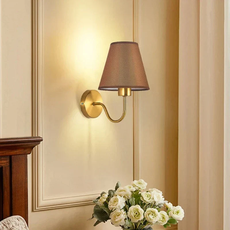 Skanto | Stoff Wandlampe