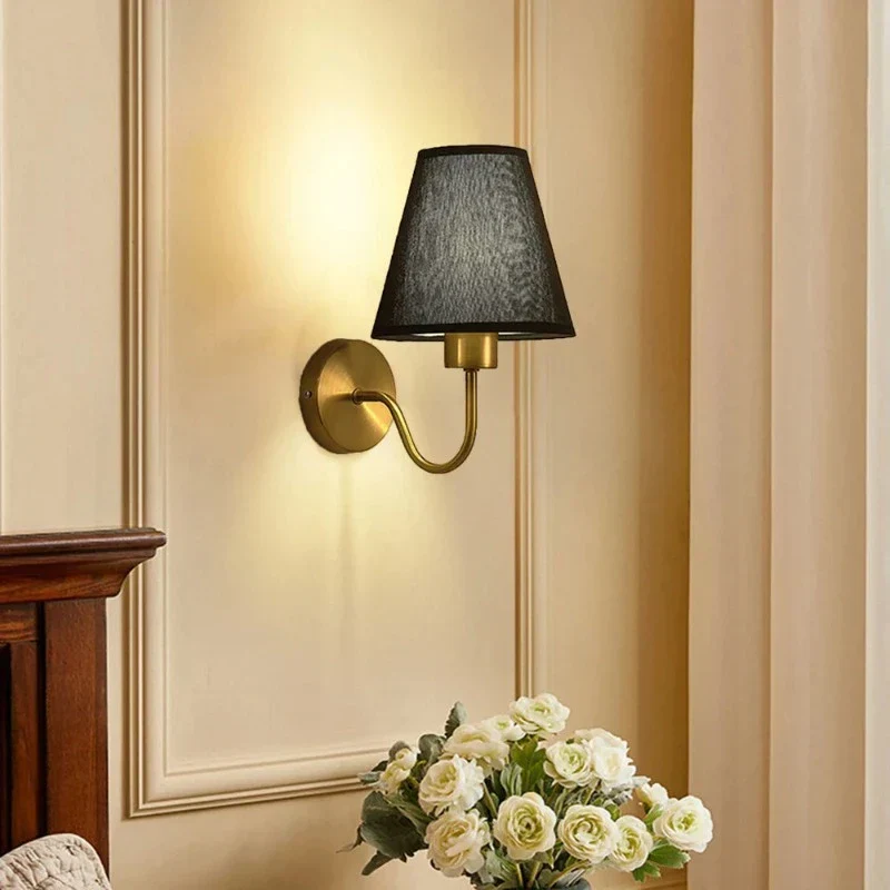 Skanto | Stoff Wandlampe