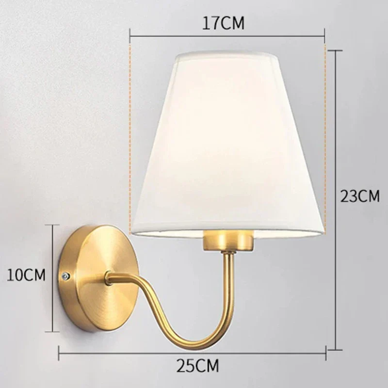 Skanto | Stoff Wandlampe