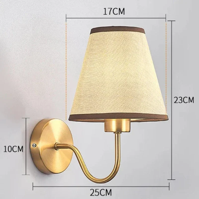 Skanto | Stoff Wandlampe