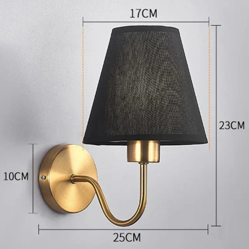 Skanto | Stoff Wandlampe