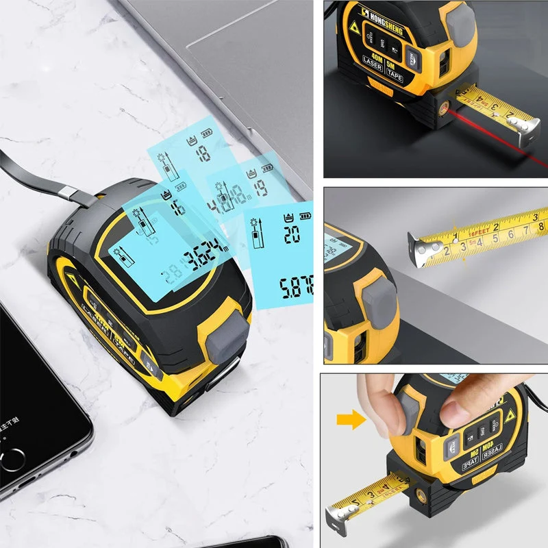 Skanto | 3-in-1 Infrarot-Laser-Bandmaß
