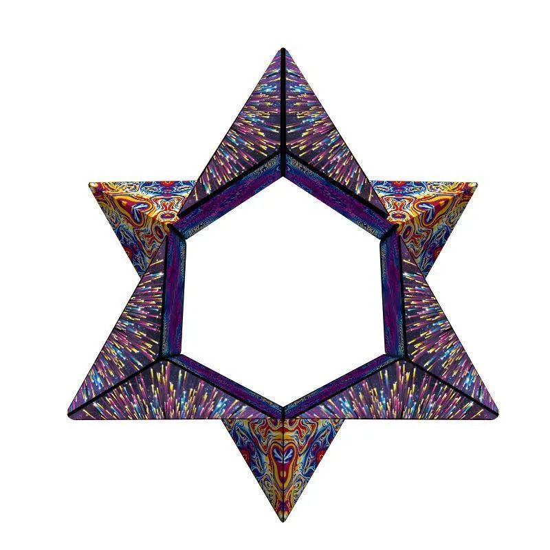 Magnetischer Formwandel-Würfel | Verwandlungs-Puzzle Spielzeug | Mehrfarbig