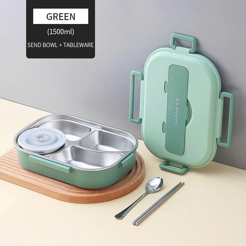 Skanto | Kinder-Lunchbox aus Edelstahl mit mehreren Fächern