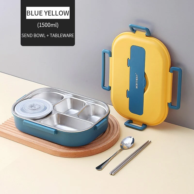 Skanto | Kinder-Lunchbox aus Edelstahl mit mehreren Fächern