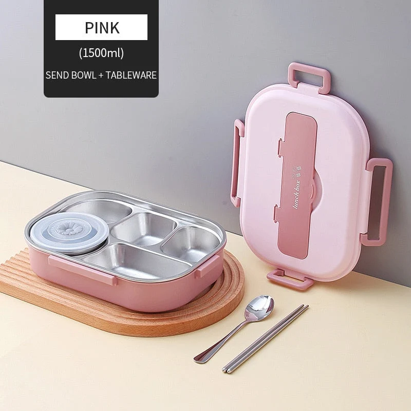 Skanto | Kinder-Lunchbox aus Edelstahl mit mehreren Fächern