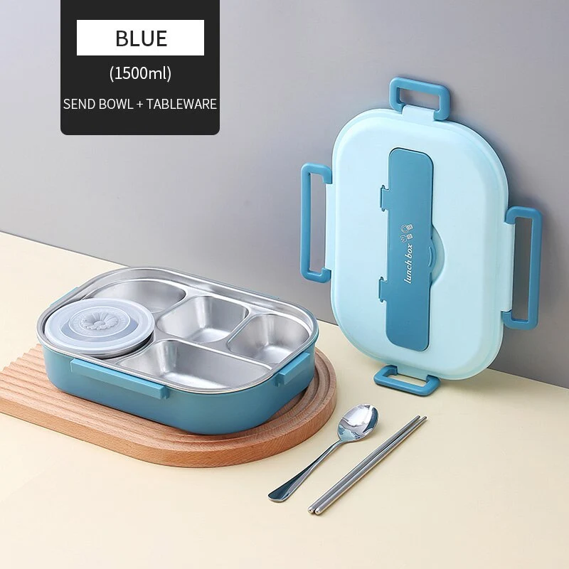 Skanto | Kinder-Lunchbox aus Edelstahl mit mehreren Fächern
