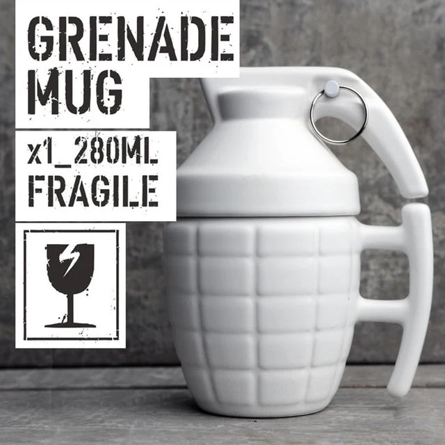Skanto | Keramiktasse mit Granatapfelmotiv