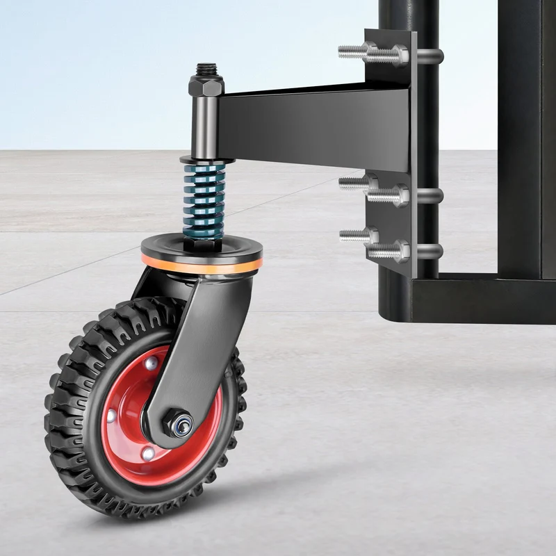 Schwerlast-Torräder 200 mm für Einfahrten und Gartentore – 250 kg Tragfähigkeit, Korrosionsbeständig, Einfach zu Montieren