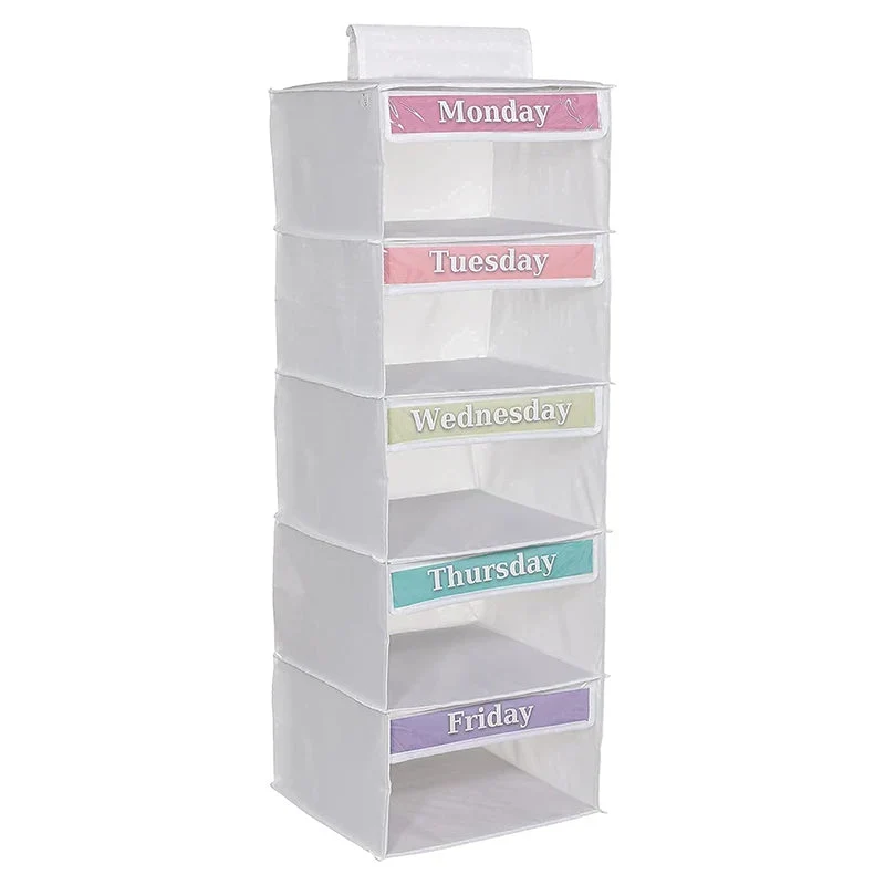 ClarityNest™ | 5-Fächer Hänge-Organizer für den Kleiderschrank