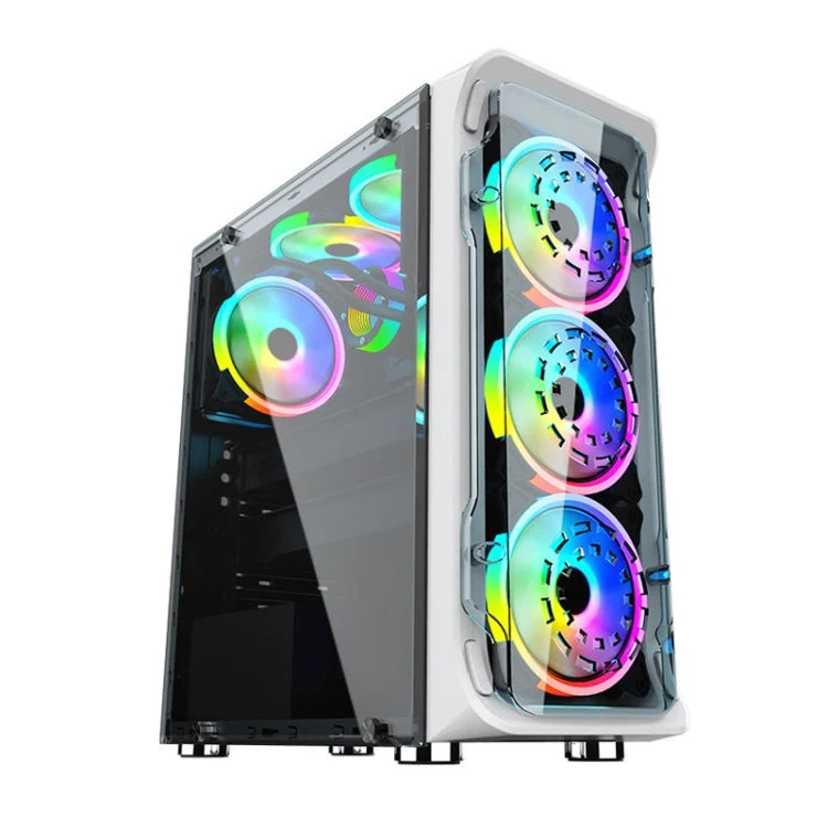 Skanto | Computer CPU RGB leuchtender Radiator 8 Lüfter + Fernbedienung