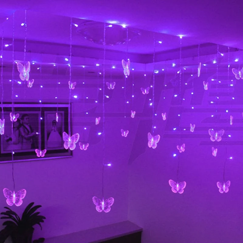 Skanto | Schmetterling LED-Lichtervorhang