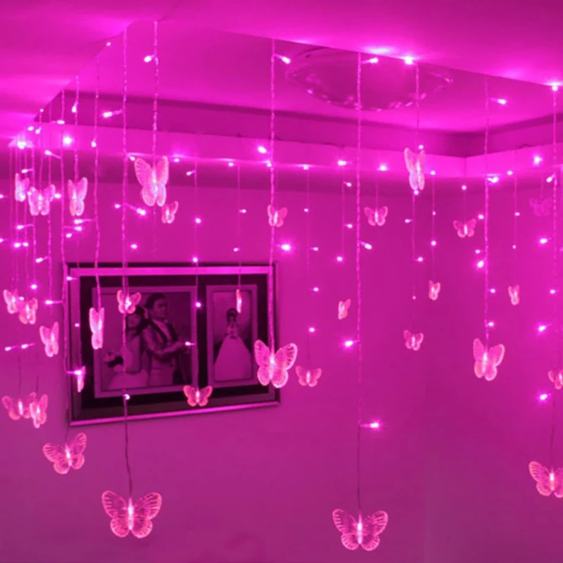Skanto | Schmetterling LED-Lichtervorhang