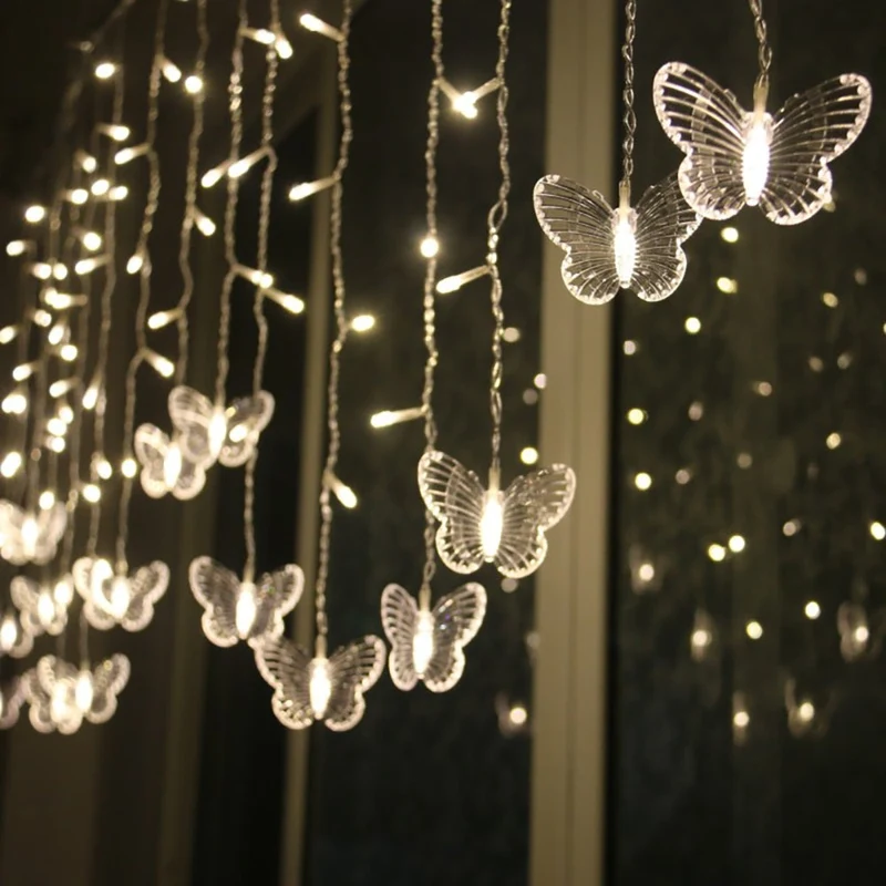Skanto | Schmetterling LED-Lichtervorhang