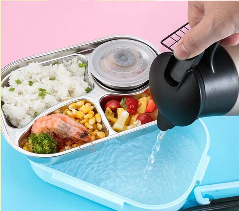 Skanto | Auslaufsichere Lunchbox aus Edelstahl