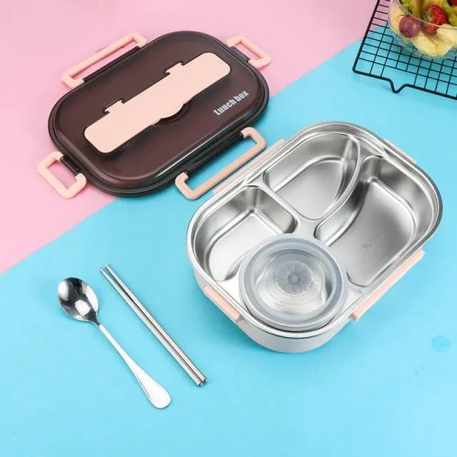 Skanto | Auslaufsichere Lunchbox aus Edelstahl
