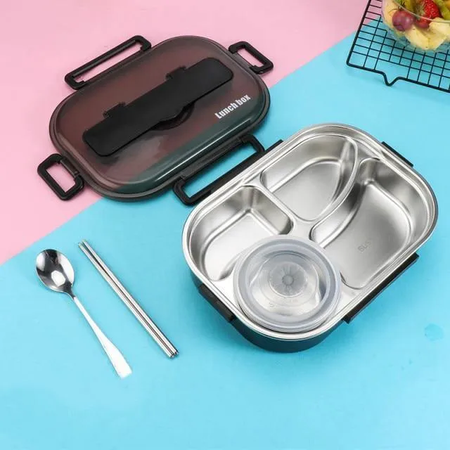 Skanto | Auslaufsichere Lunchbox aus Edelstahl