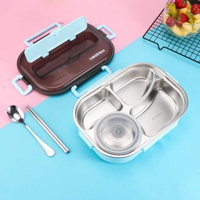 Skanto | Auslaufsichere Lunchbox aus Edelstahl