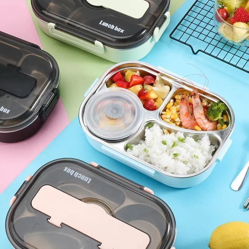 Skanto | Auslaufsichere Lunchbox aus Edelstahl