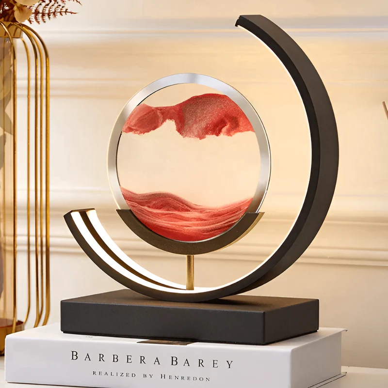 Skanto | SandLamp | Dimmbare LED-Sandlampe mit Touch-Steuerung