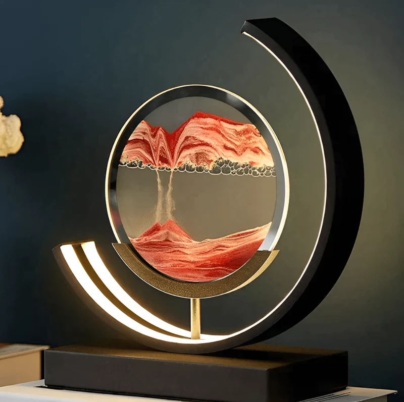 Skanto | SandLamp | Dimmbare LED-Sandlampe mit Touch-Steuerung