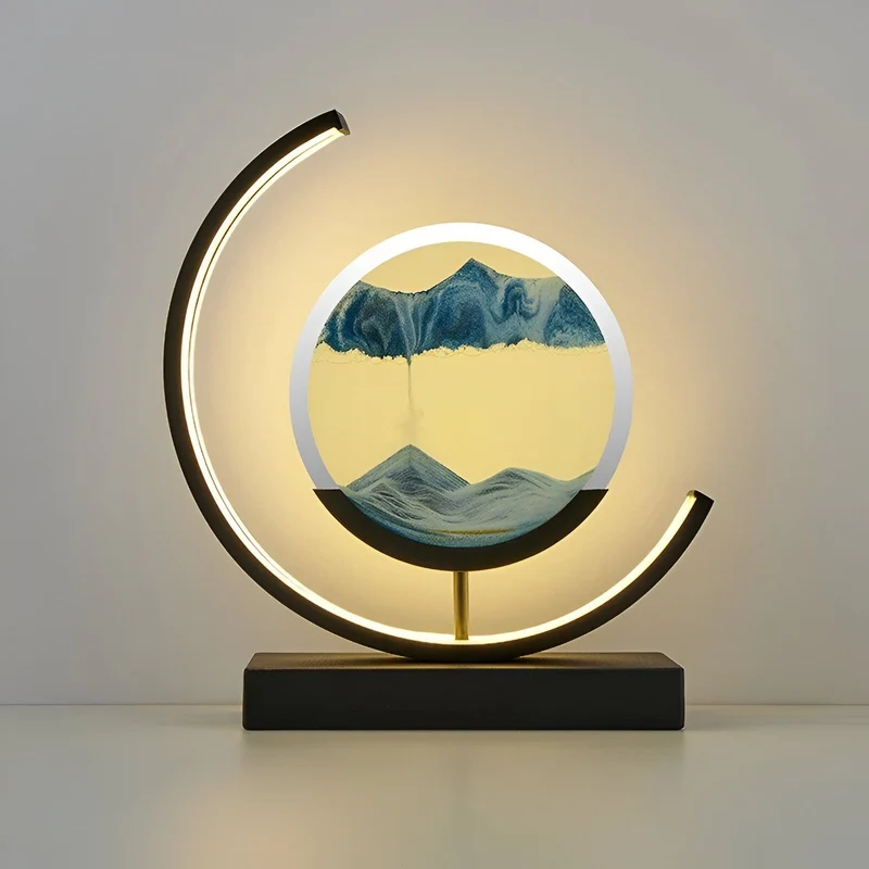 Skanto | SandLamp | Dimmbare LED-Sandlampe mit Touch-Steuerung